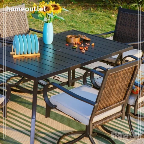 ПРЕОЦЕНЕНА Голяма трапезна маса за външна употреба D541-PHIVILLA PV-326, снимка 2 - Градински мебели, декорация  - 50782085