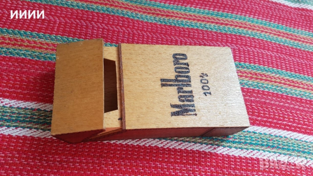 Табакера с кибрит Marlboro, снимка 3 - Антикварни и старинни предмети - 51766321