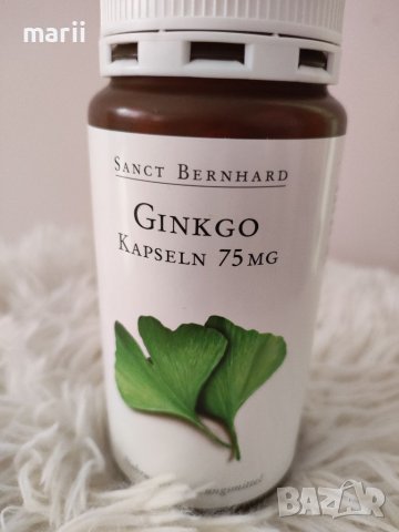 Гинко Билоба 240 капсули Sanct Bernhard 