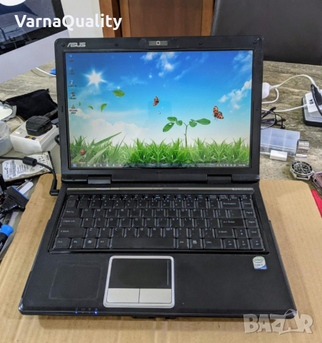 Малък лаптоп за диагностика или домашни - 14.1" Asus F80Q - T7300, 4GB RAM, 160GB HDD , снимка 1 - Лаптопи за игри - 39371164