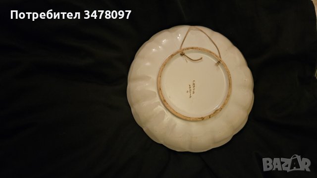 декоративна чиния Grazia Deruta Италия чиния Grazia Deruta Италия, снимка 4 - Декорация за дома - 43690140