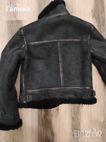 Къс кожух  от агнешка кожа, снимка 7 - Палта, манта - 52886374