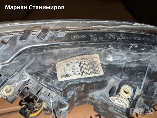 Toyota Corolla Хечбек E12 2001-2004 Ляв Фар, снимка 8 - Части - 48120270