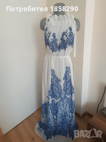 Дълга дамска лятна рокля
