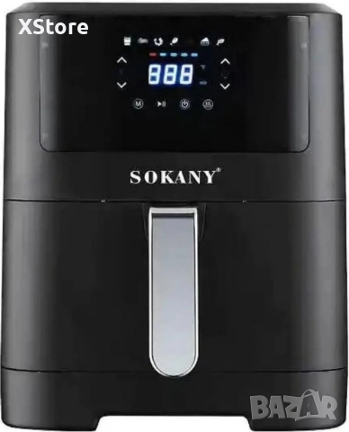 Фритюрник с горещ въздух Sokany SK-ZG-8043, 8л., 2000W, снимка 6 - Фритюрници - 52437316
