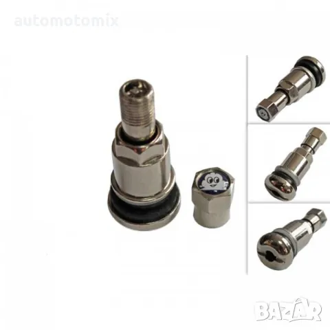 ВЕНТИЛ ЗА БЕЗКАМЕРНИ ГУМИ МЕТАЛЕН 18мм - 0716, снимка 2 - Аксесоари и консумативи - 48764549