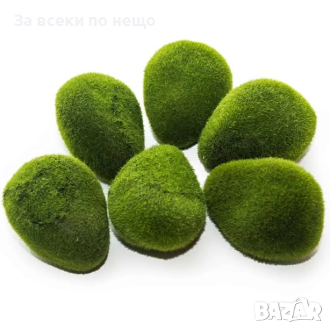 Зелени мъхести камъни за декорация Код P1157