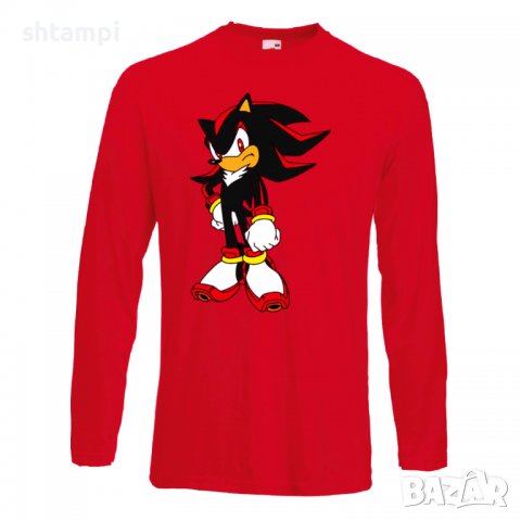 Мъжка тениска Sonic Shadow Игра,Изненада,Подарък,Празник,Повод, снимка 5 - Тениски - 37243941