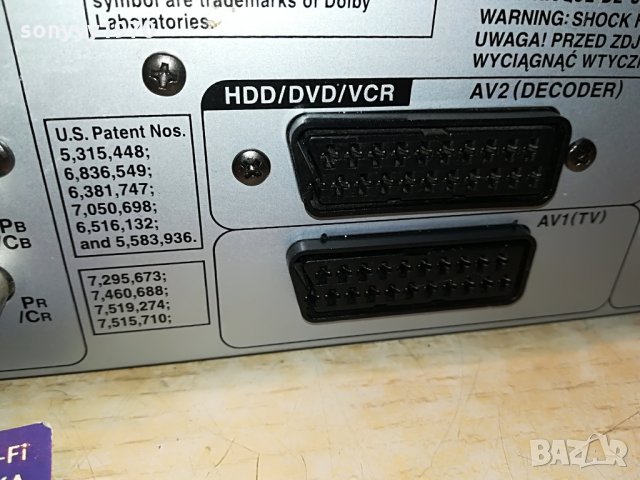 TOSHIBA RDXV50KF hifi VCR/HDD/DVD/USB/DVB/HDMI RECORDER 3007211210, снимка 18 - Плейъри, домашно кино, прожектори - 33669327