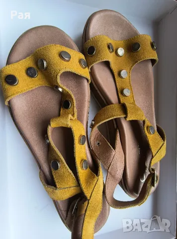 Дамски кожени сандали Claudia by Isaberi, снимка 8 - Сандали - 50028250