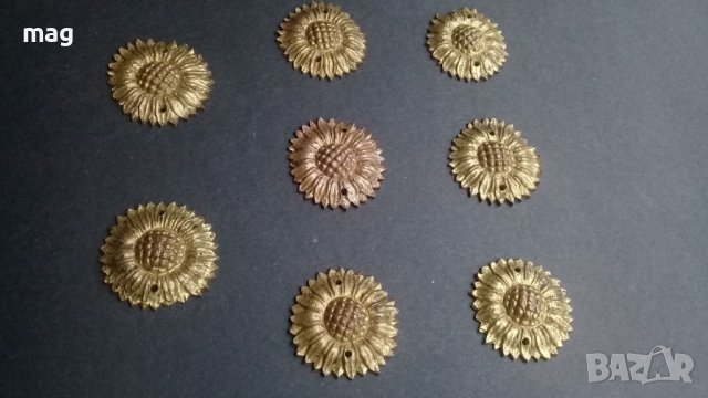 Старинни френски месингови дръжки и орнаменти,стил Луи XV., снимка 5 - Антикварни и старинни предмети - 37392117