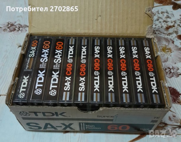 Аудио касети TDK SA X- 60 мин., снимка 12 - Аудио касети - 40480669