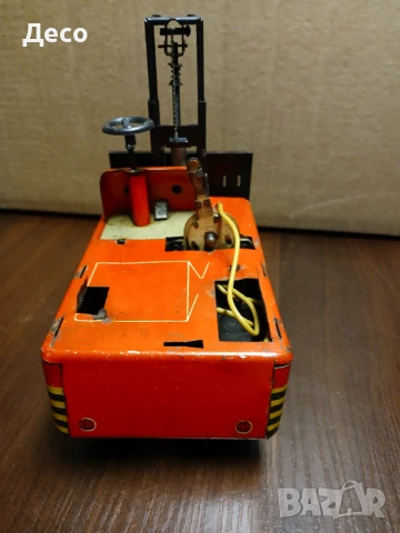 Стара ГДР играчка мотокар за части., снимка 4 - Колекции - 50785099