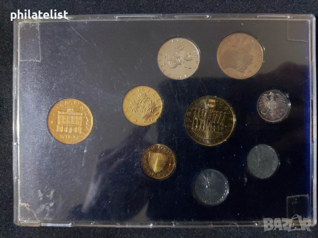 Австрия - Комплектен сет в грошове и Шилинги - 1980, снимка 1 - Нумизматика и бонистика - 39647127