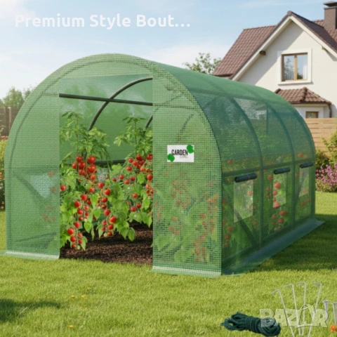 Компактна оранжерия - професионална защита и идеални условия за вашите култури - 3 х 2 х 2м, снимка 5 - Други стоки за дома - 53592812