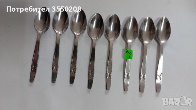 Малки лъжички, неръждавейка, снимка 2 - Прибори за хранене, готвене и сервиране - 43407584