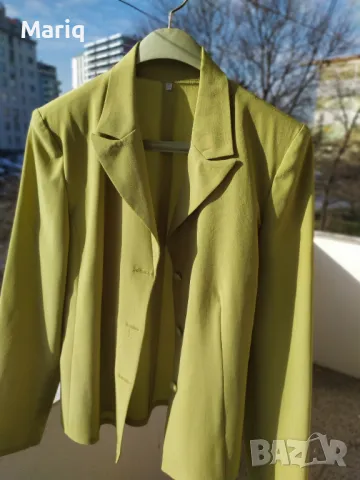 Дамско сако 42 номер дамска горна дреха зелено сако 