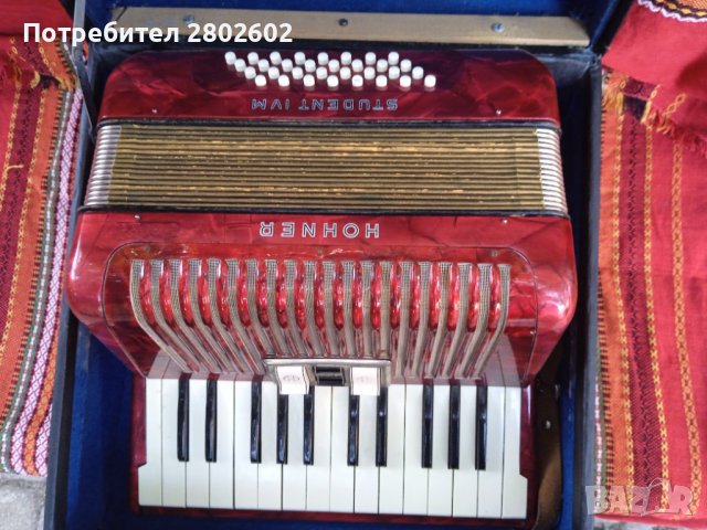 Продавам акордеон Хонер Hohner 32 баса, снимка 4 - Акордеони - 37517740