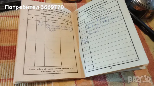 Военна книжка Царство България, снимка 5 - Антикварни и старинни предмети - 48142307