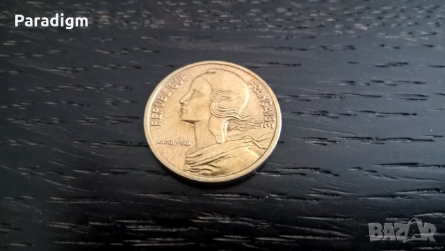 Монета - Франция - 5 сентима | 1977г., снимка 2 - Нумизматика и бонистика - 28375127