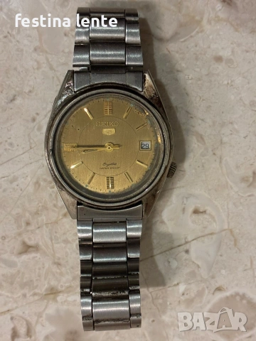 Мъжки часовник SEIKO 5 / Crystal, снимка 8 - Антикварни и старинни предмети - 53155147