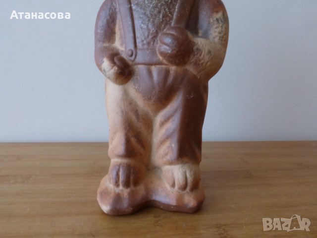 Немска керамична фигура Мечка "Майстор Мечок" Eschbach 1960 г, снимка 5 - Статуетки - 43974784