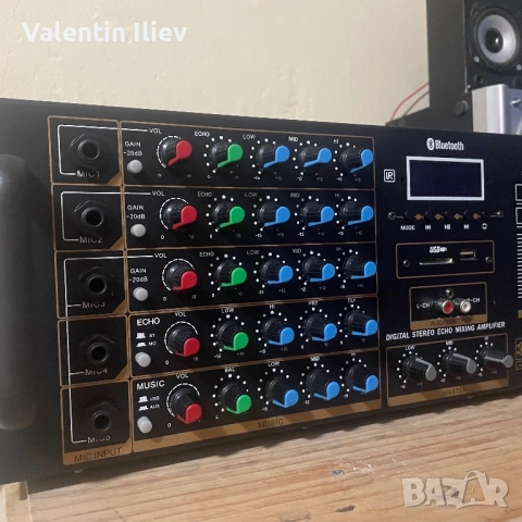 Домашен караоке усилвател с Bluetooth
