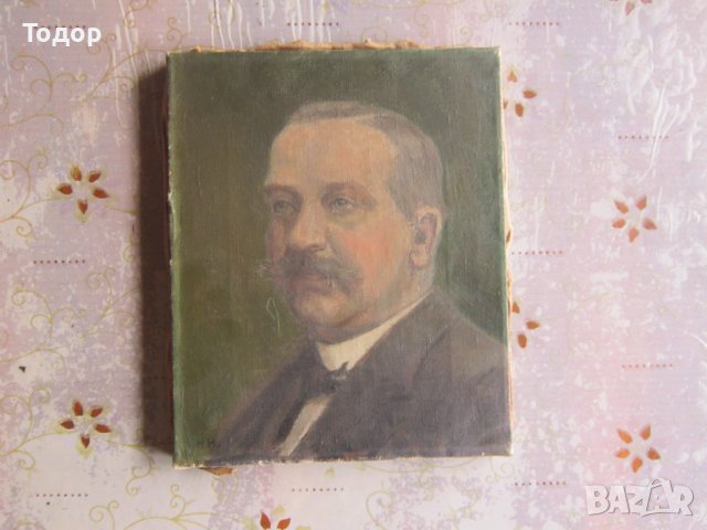 Стара картина масло върху платно подписана ДРГМ 1894, снимка 1 - Картини - 37669709