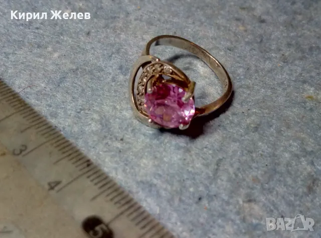 РАЗКОШЕН АЖУРЕН СКЪПОЦЕНЕН СРЕБЪРЕН ПРЪСТЕН СРЕБРО 925 с ЮВЕЛИРНО ФАСЕТИРАН АМЕТИСТ и ЦИРКОНИ 47517, снимка 13 - Пръстени - 49248041