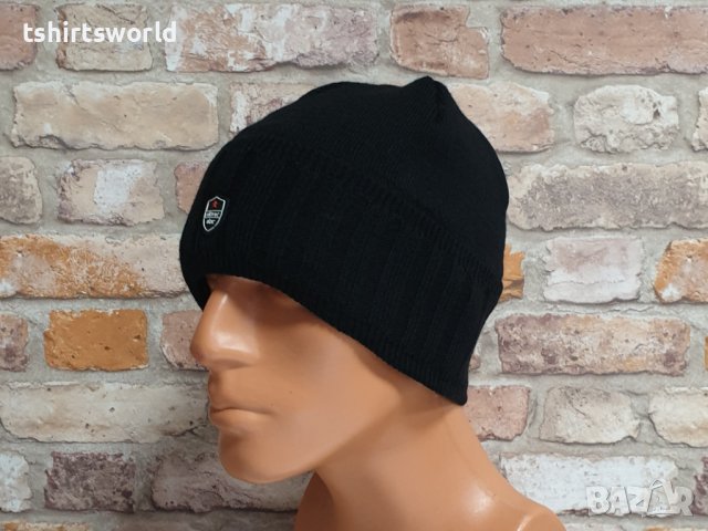 Нова зимна шапка SilverStar с раиран подгъв в черен цвят, снимка 6 - Шапки - 43375880