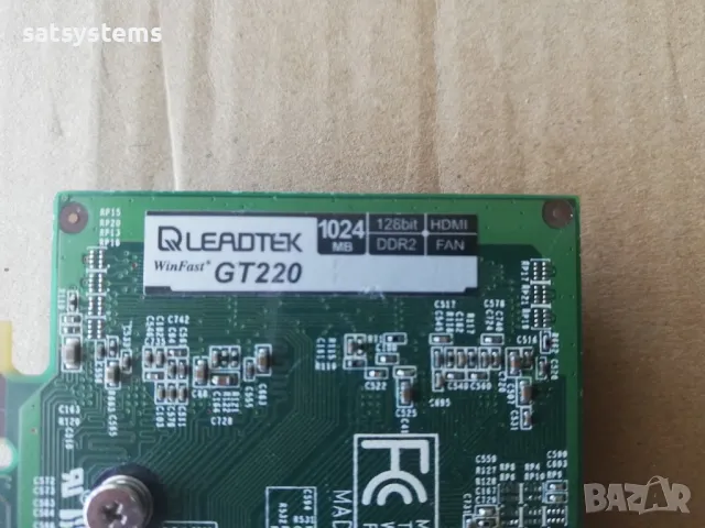 Видео карта NVidia GeForce Leadtek WinFast GT220 HDMI 1024MB GDDR2 128bit PCI-E , снимка 8 - Видеокарти - 48088364