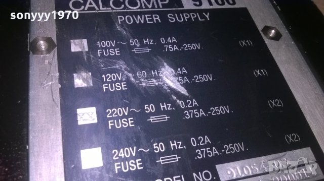 calcomp 9100 power supply-made in usa-внос швеицария, снимка 4 - Мрежови адаптери - 26426978