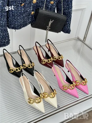 Редки Gucci Official Women shoes дамски обувки ток , снимка 1