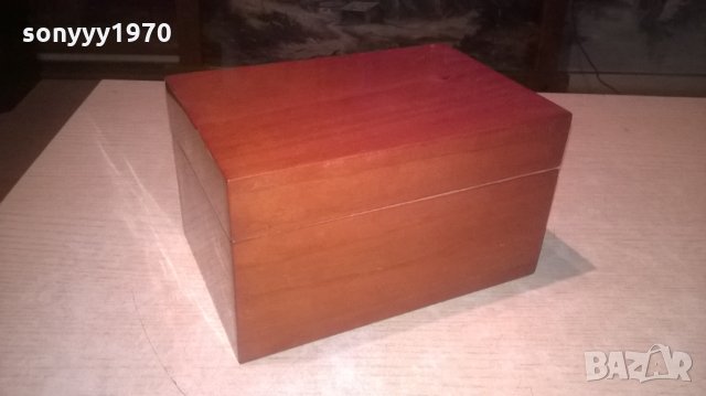 ХУМИДОР-Кутия за пури с влагомер от ароматно дърво-18Х12Х11СМ, снимка 4 - Колекции - 27387323