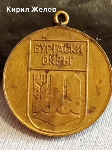 Медал За АКТИВНА ПРОПАГАНДИТСКА ДЕЙНОСТ БУРГАСКА ОБЛАСТ 34754, снимка 7 - Антикварни и старинни предмети - 52291330