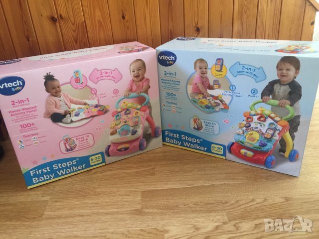 НОВ! Vtech Музикален Уокър/Проходилка 2в1, снимка 3 - Музикални играчки - 33431378