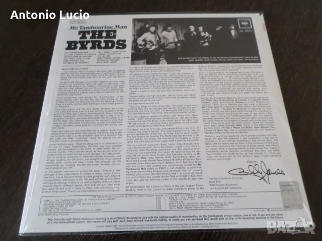 The Byrds - Mr.Tambourine Man, снимка 2 - Грамофонни плочи - 50083590