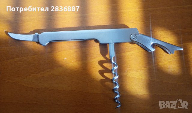 Класически Сервитьорски Тирбушон От Неръждаема Стомана J.A. Henckels, снимка 4 - Прибори за хранене, готвене и сервиране - 40137591