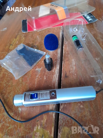 Стар микрофон Aiwa WM-220, снимка 5 - Антикварни и старинни предмети - 53373698