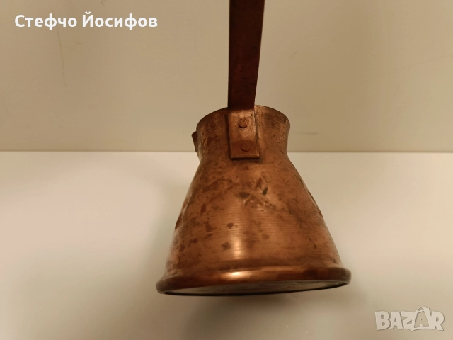 Медно джезве , снимка 5 - Антикварни и старинни предмети - 52596383