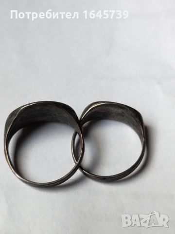 Стари сребърни пръстени , снимка 4 - Антикварни и старинни предмети - 51832298