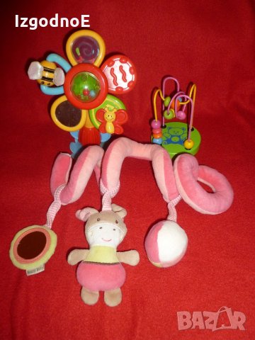  Лот бебешки играчки обща цена 12лв, снимка 1 - Дрънкалки и чесалки - 26926120
