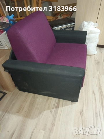 Разтегателен фотьойл легло в лилав цвят чисто нов, снимка 11 - Спални и легла - 52696118