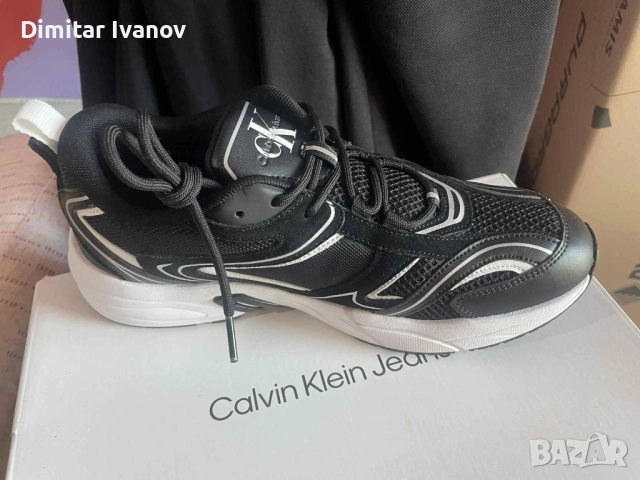 Calvin Klein Jeans Retro Tennis Su-Mesh, снимка 5 - Маратонки - 52434666