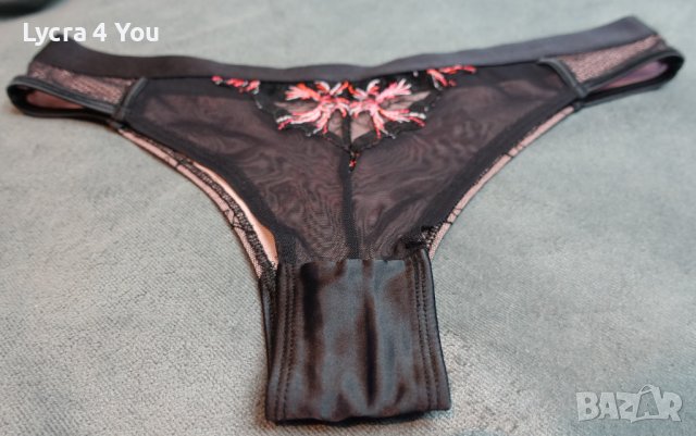 M/L страхотни бразилиани от сатен, тюл и дантела, снимка 15 - Бельо - 38541916