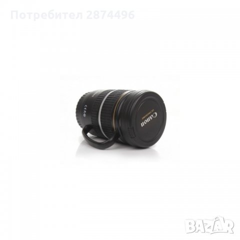 Термо чаша с форма на обектив Canon с дръжка, снимка 2 - Други стоки за дома - 34585459