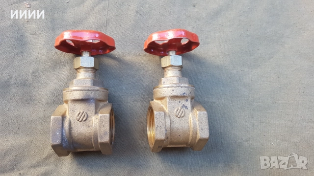 Спирателен кран 1 цол 2 бр, снимка 2 - ВИК - 51809265