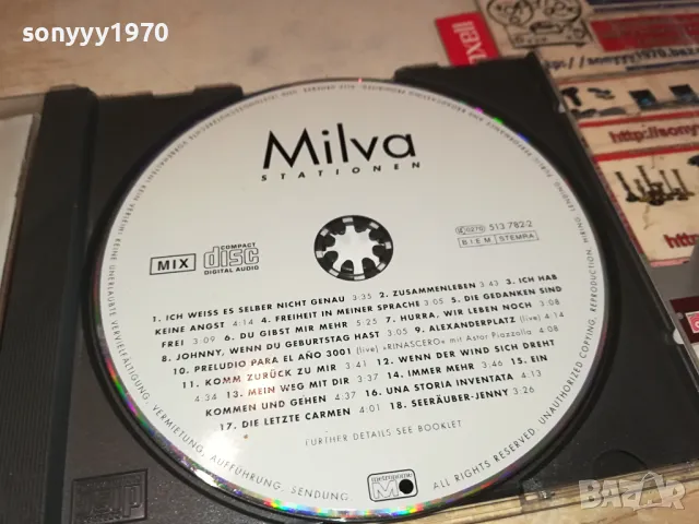 MILVA STATIONEN CD 0804251144, снимка 2 - CD дискове - 49808198