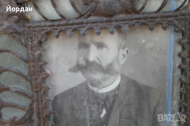 Стара снимка с метална рамка, снимка 4 - Други ценни предмети - 47367266