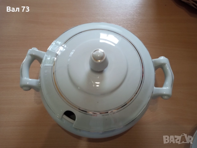 Порцеланов супник,сосиера  и овална чиния, снимка 6 - Сервизи - 51981650